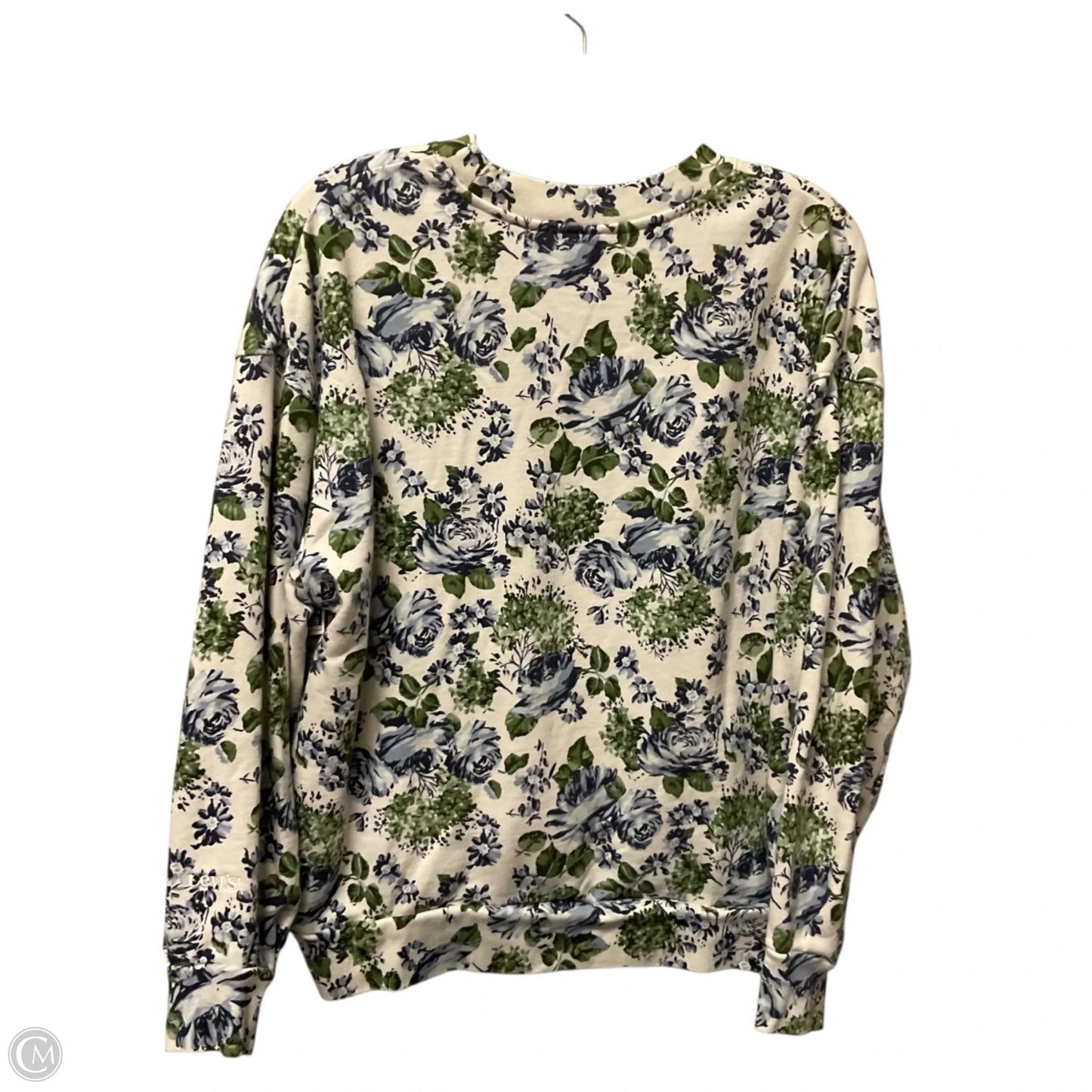 Sweatshirt Crewneck By Levis In Blue & Green, Size: Xs