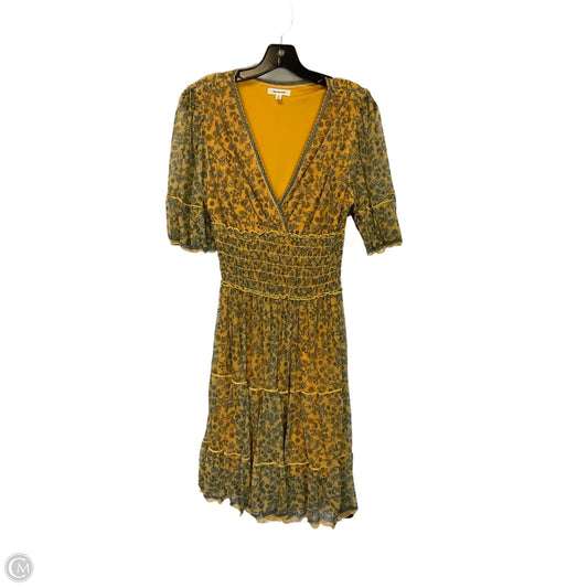 Dress Casual Midi By Max Studio In Yellow, Size: S