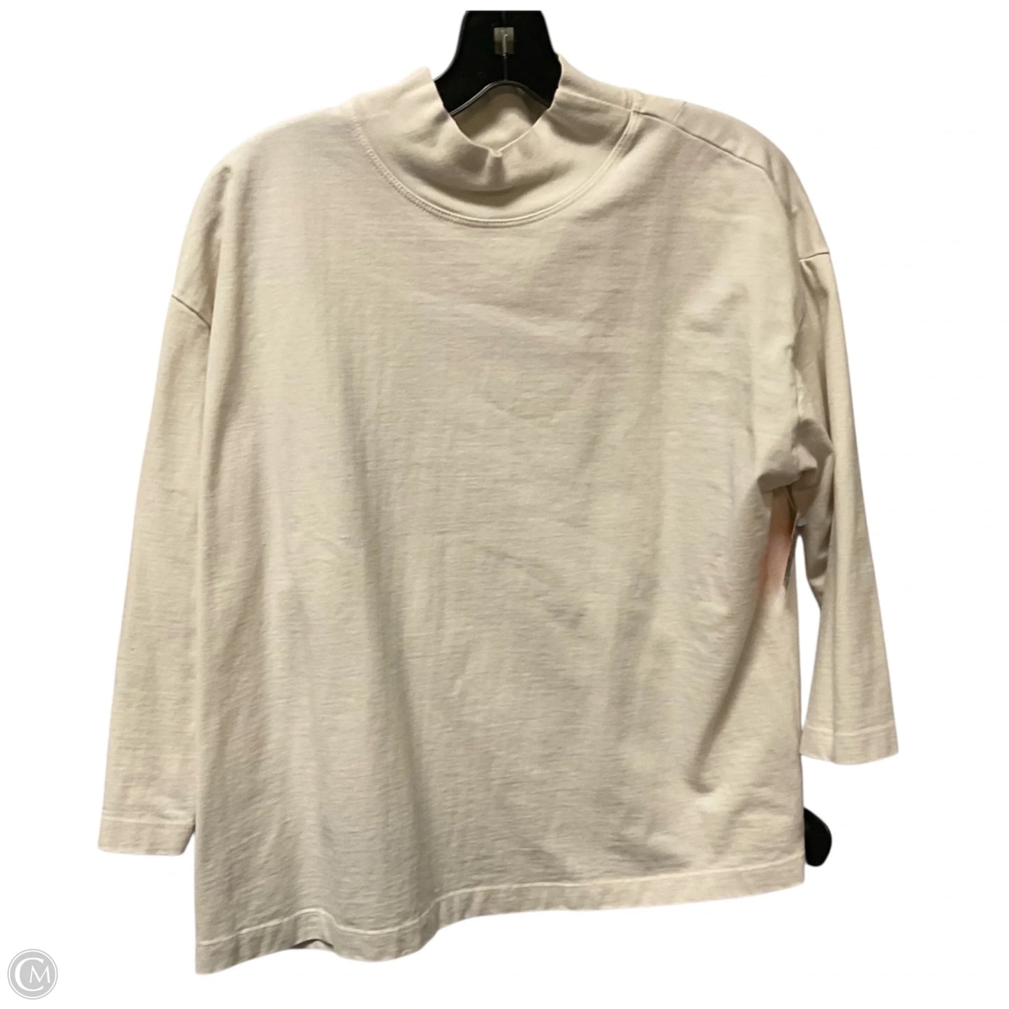 Top Long Sleeve By Velvet By Graham & Spencer In Cream, Size: S