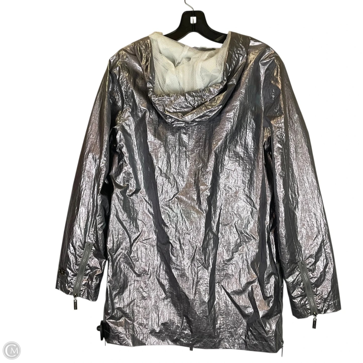 Jacket Utility By Cmb In Silver, Size: S