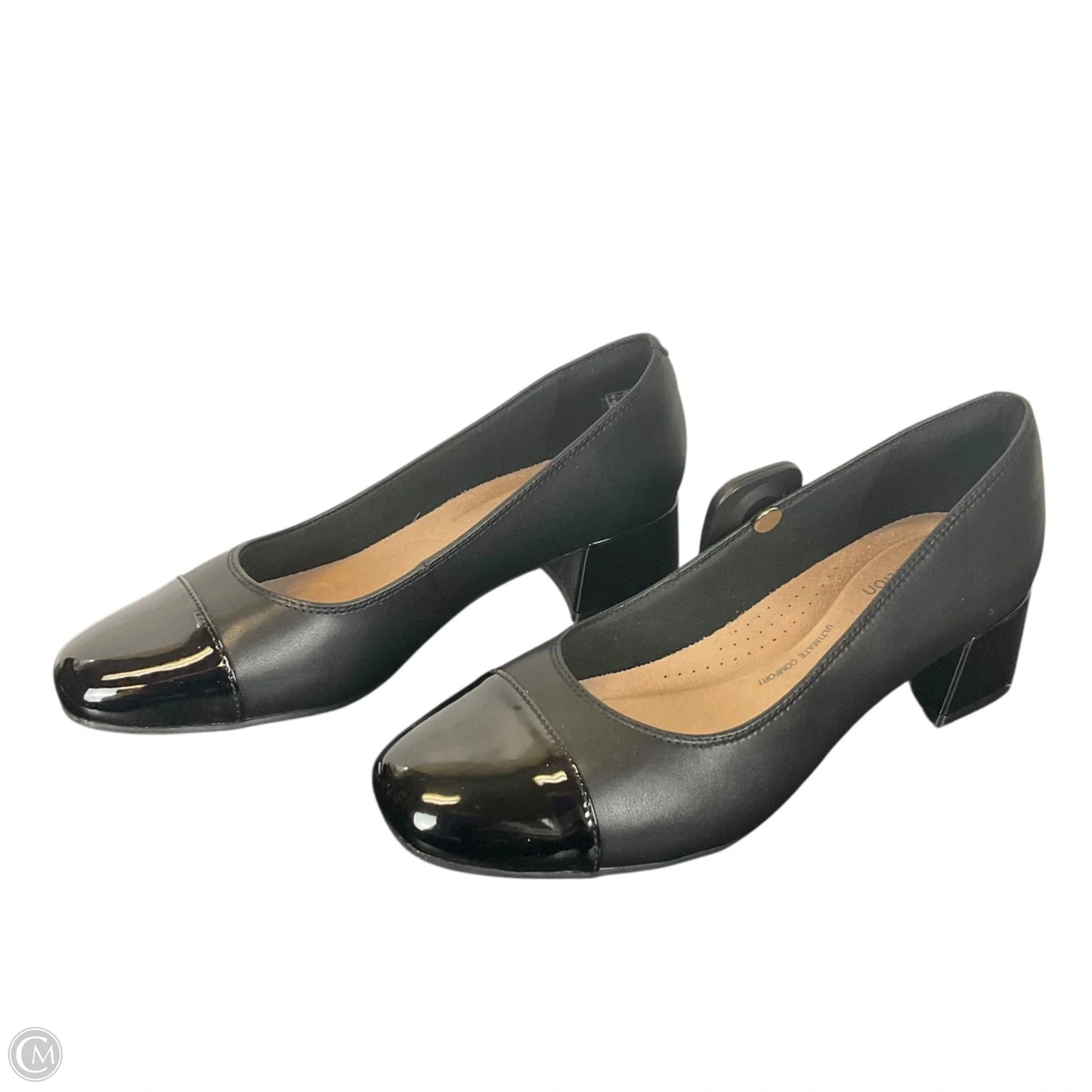 Shoes Heels Block By Clarks In Black, Size: 7.5