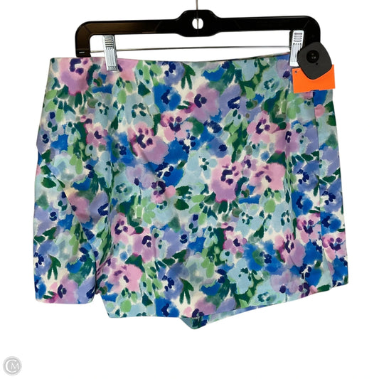 Skort By Zara In Floral Print, Size: L