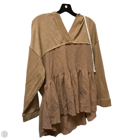 Top Long Sleeve By Umgee In Tan, Size: M