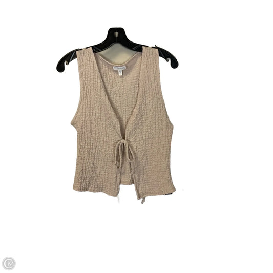Top Sleeveless By See You Monday In Tan, Size: M