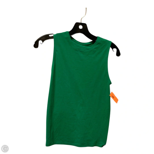 Top Sleeveless Basic By Everlane In Green, Size: S