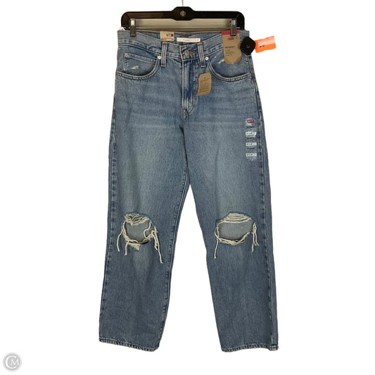 Jeans Boyfriend By Levis In Blue Denim, Size: 4 (27)