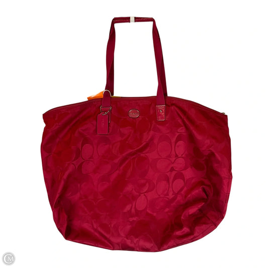 Handbag Designer By Coach, Size: Large