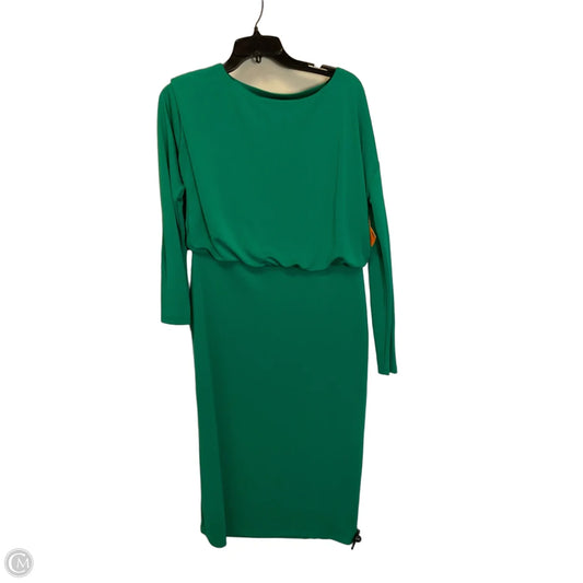 Dress Casual Midi By Ann Taylor In Green, Size: 4