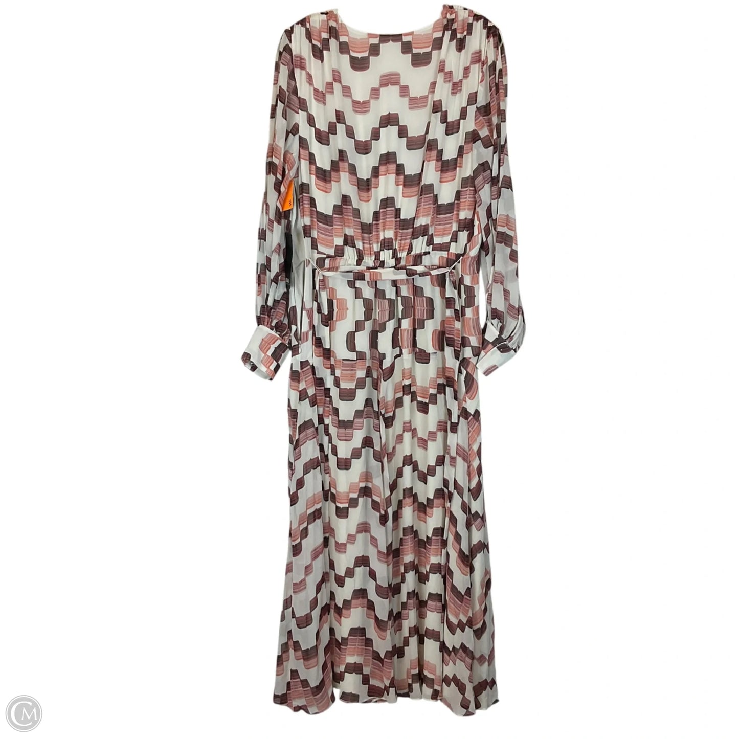 Dress Casual Maxi By White House Black Market In Orange & Red, Size: 12
