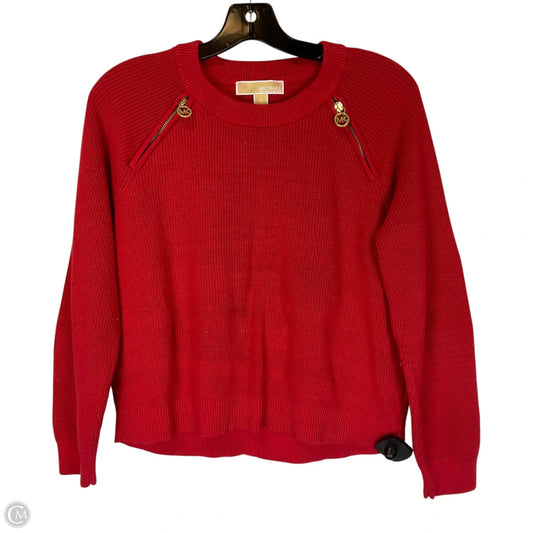 Sweater By Michael By Michael Kors In Red, Size: M