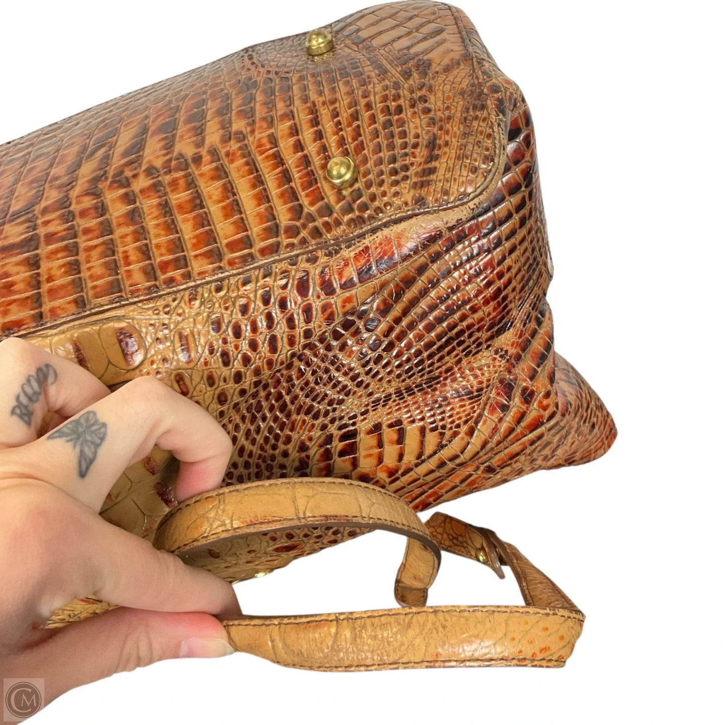 Handbag Designer By Brahmin, Size: Medium