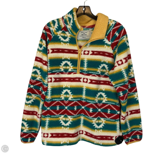 Jacket Faux Fur & Sherpa By Clothes Mentor In Multi-colored, Size: M