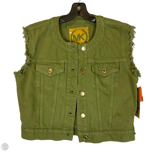 Vest Other By Michael By Michael Kors In Green Denim, Size: M