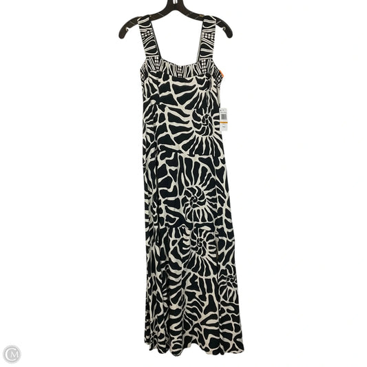 Dress Casual Maxi By Msk In Black & White, Size: S