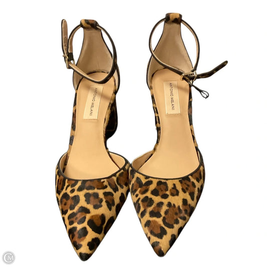 Shoes Heels Block By Antonio Melani In Animal Print, Size: 8.5