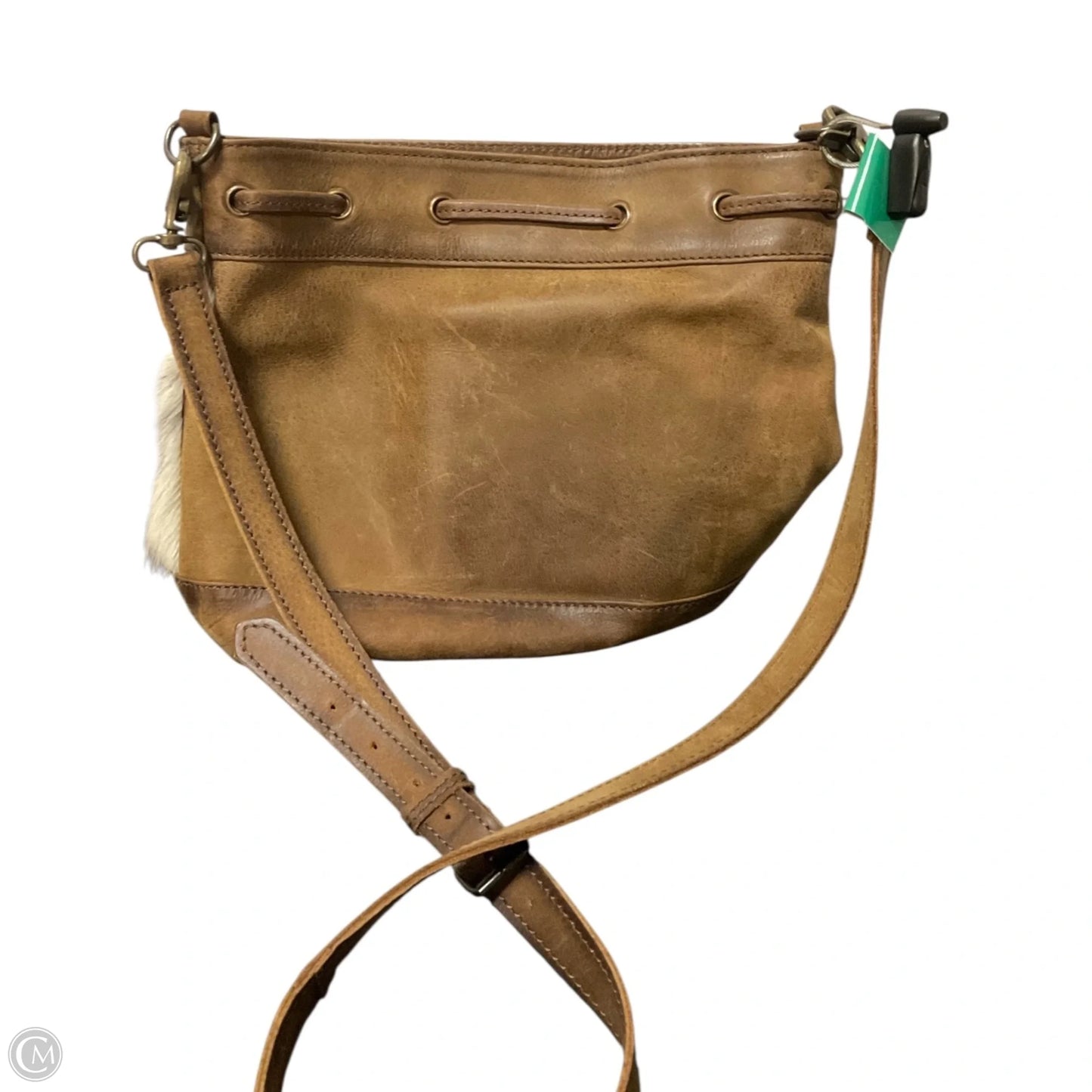 Crossbody Leather By Cmc, Size: Medium