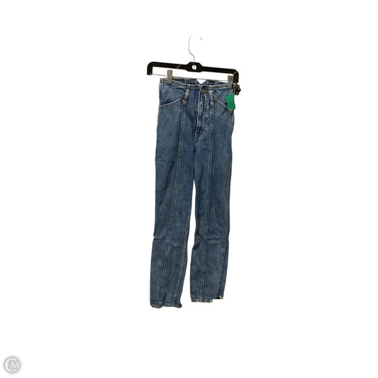 Jeans Straight By Abercrombie And Fitch In Blue Denim, Size: 0