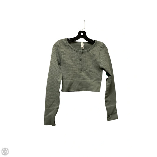 Athletic Top Long Sleeve Crewneck By Offline By Aerie In Green, Size: S