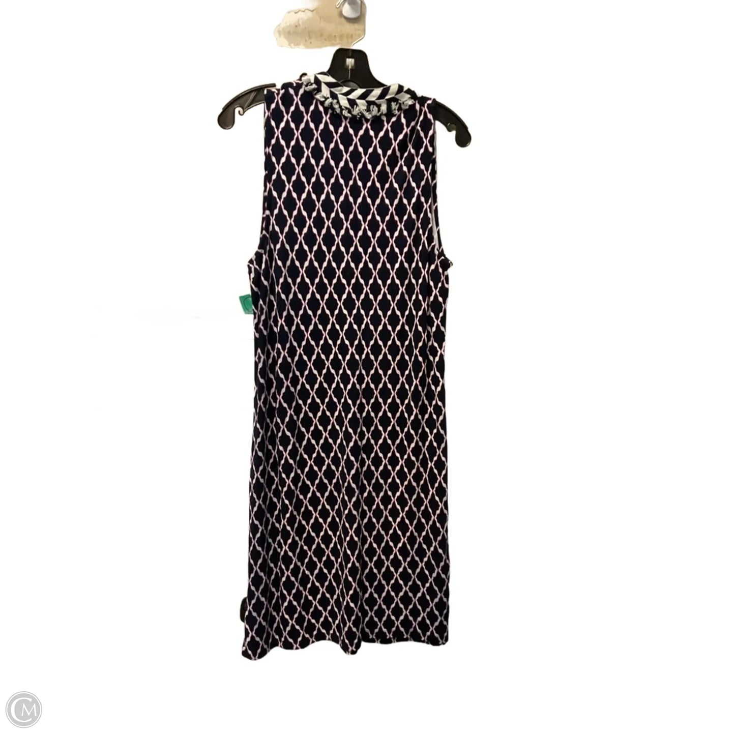 Dress Casual Short By Crown And Ivy In Blue & Pink, Size: L