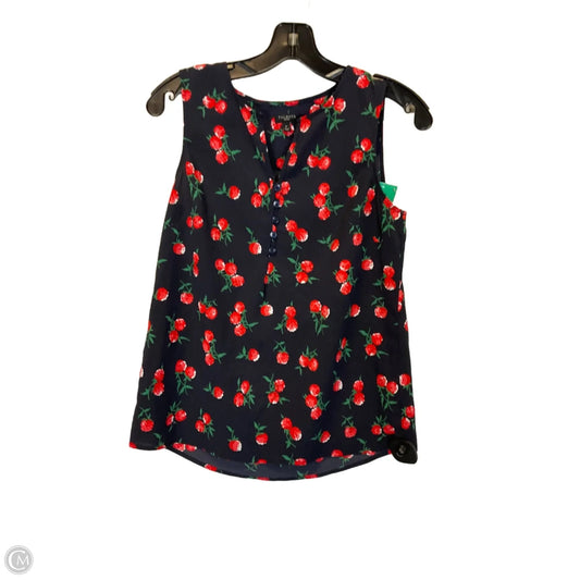 Top Sleeveless By Talbots In Blue & Red, Size: S
