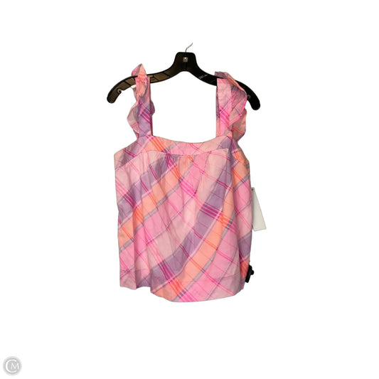 Top Sleeveless Designer By Lilly Pulitzer In Pink & Purple, Size: M