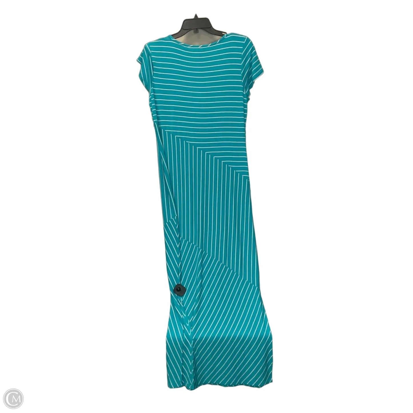 Dress Casual Maxi By Nina Leonard In Striped Pattern, Size: M