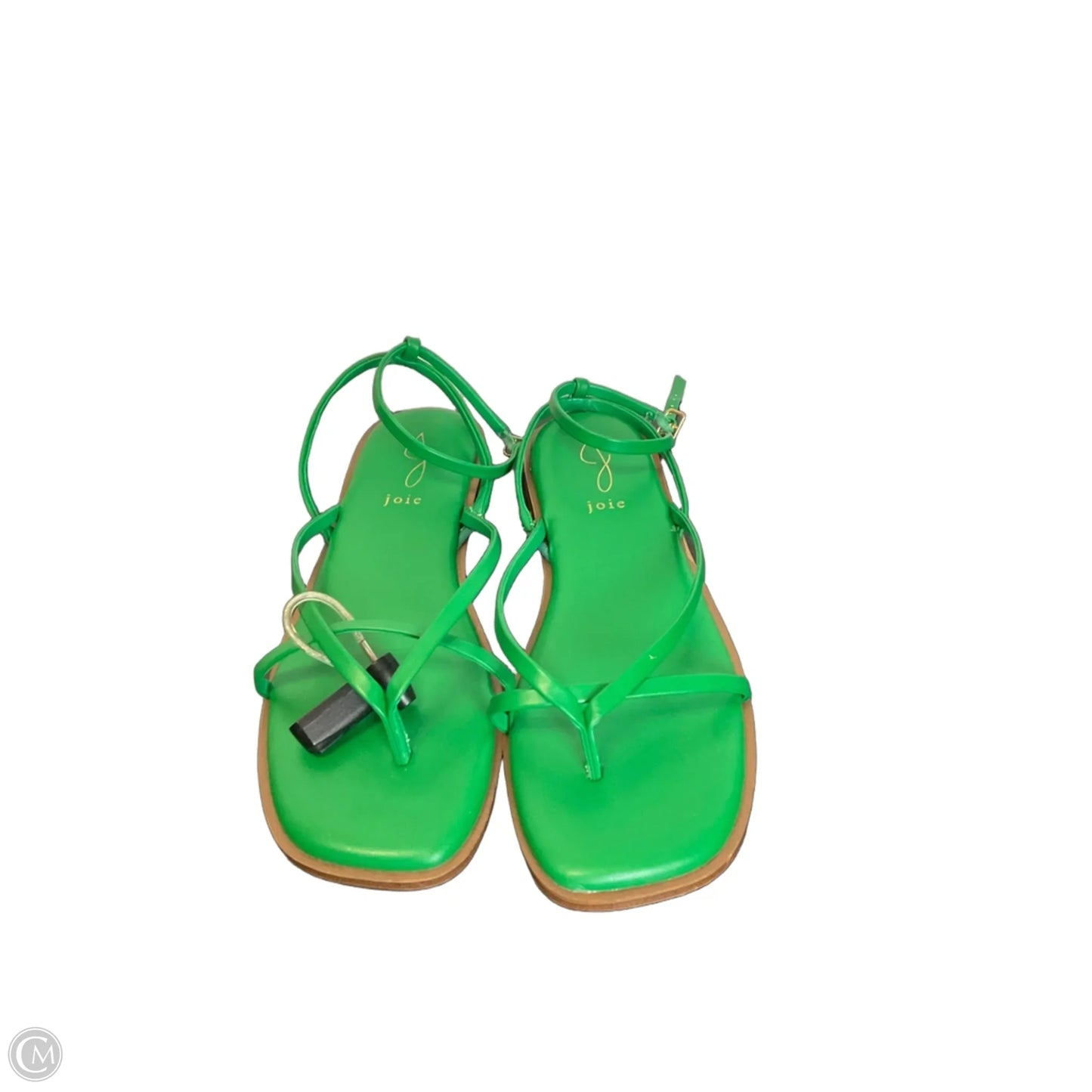 Sandals Flats By Joie In Green, Size: 9