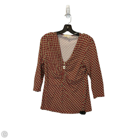 Top Long Sleeve Basic By Michael By Michael Kors In Multi-colored, Size: M
