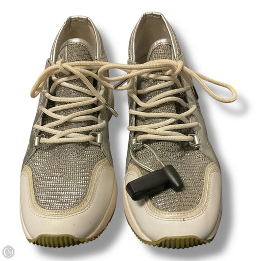 Shoes Designer By Michael Kors In Silver, Size: 7.5