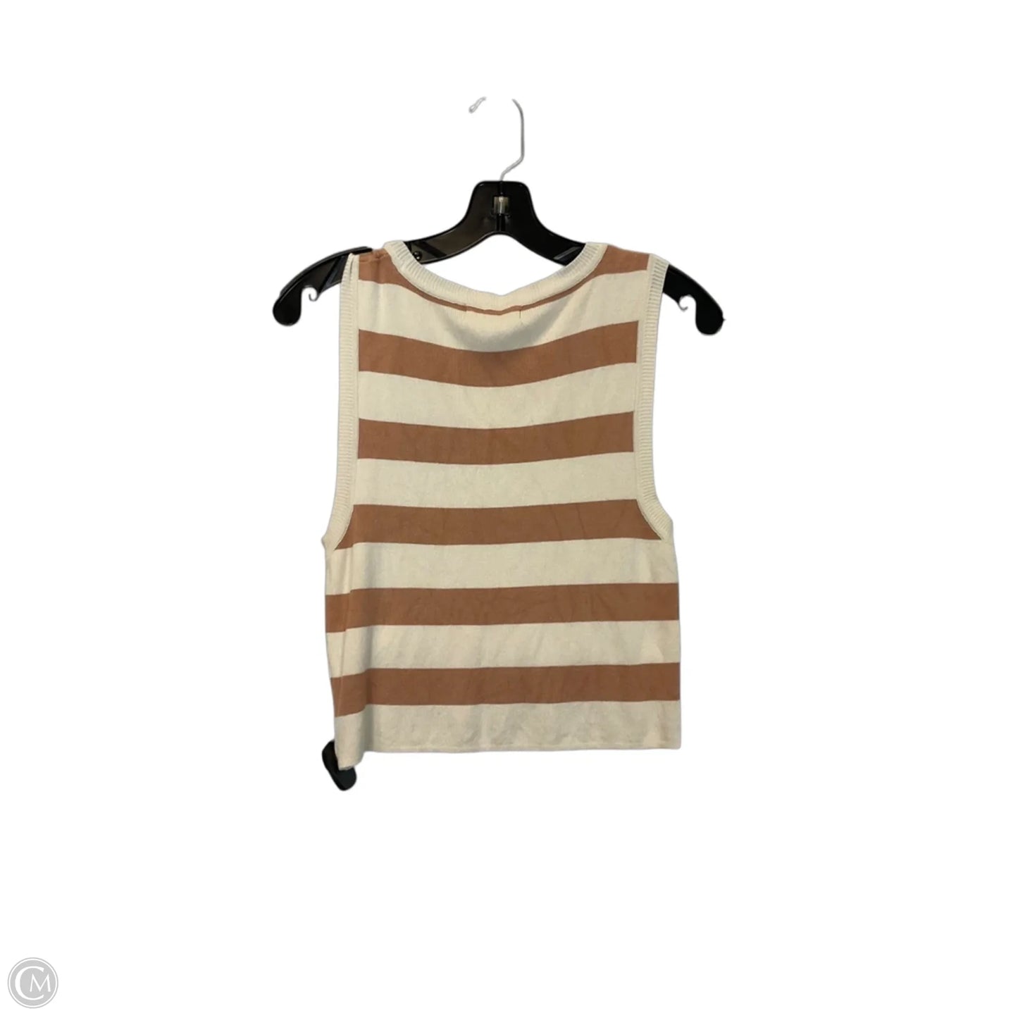 Top Sleeveless By By Together In Striped Pattern, Size: L