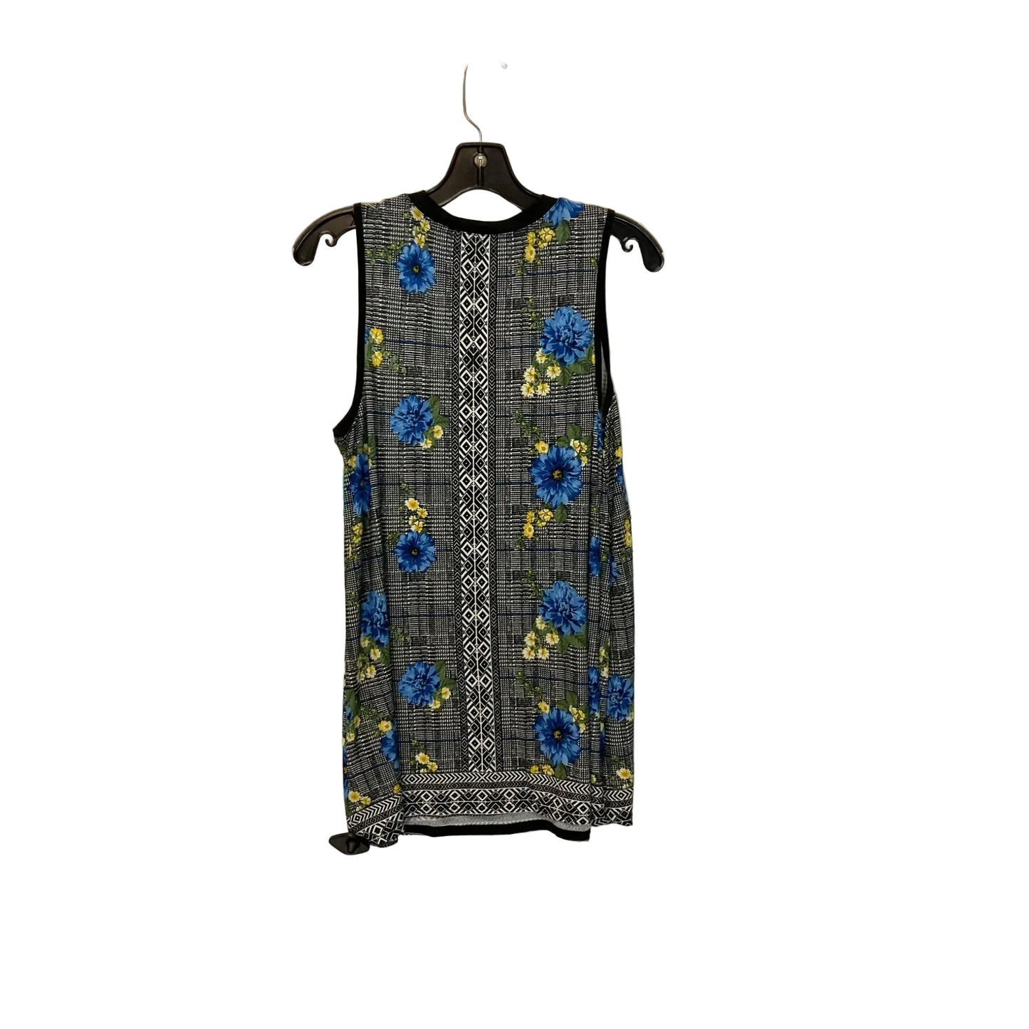 Top Sleeveless By Apt 9 In Floral Print, Size: M