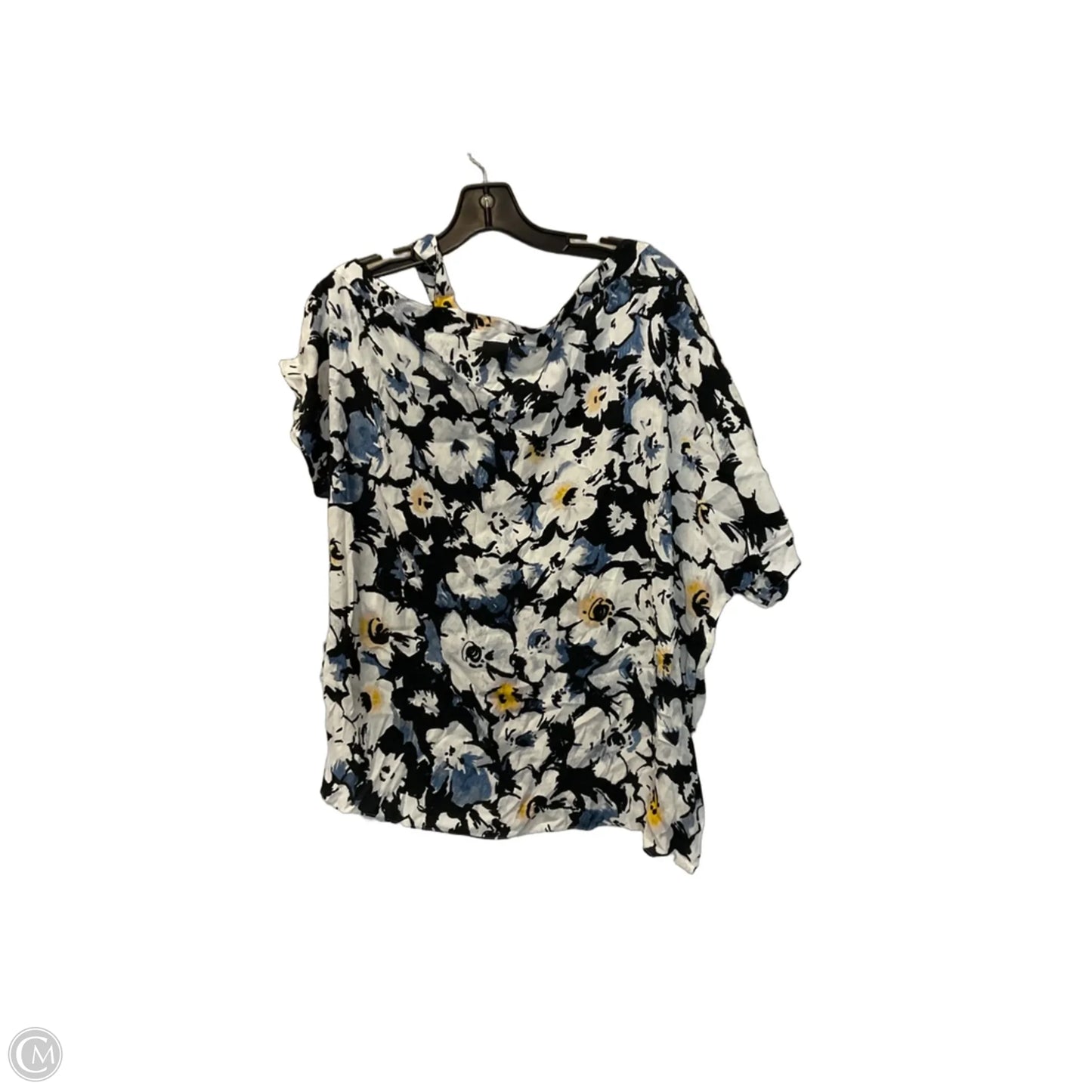 Top Short Sleeve By 1.state In Floral Print, Size: M