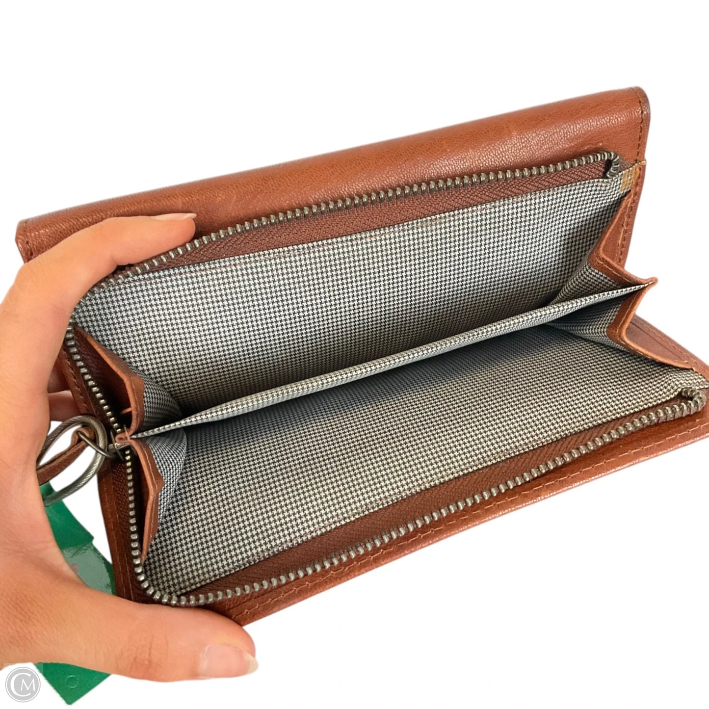 Wallet Leather By Clothes Mentor, Size: Medium