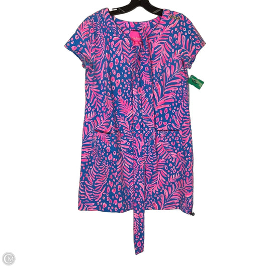 Dress Designer By Lilly Pulitzer In Blue & Pink, Size: M