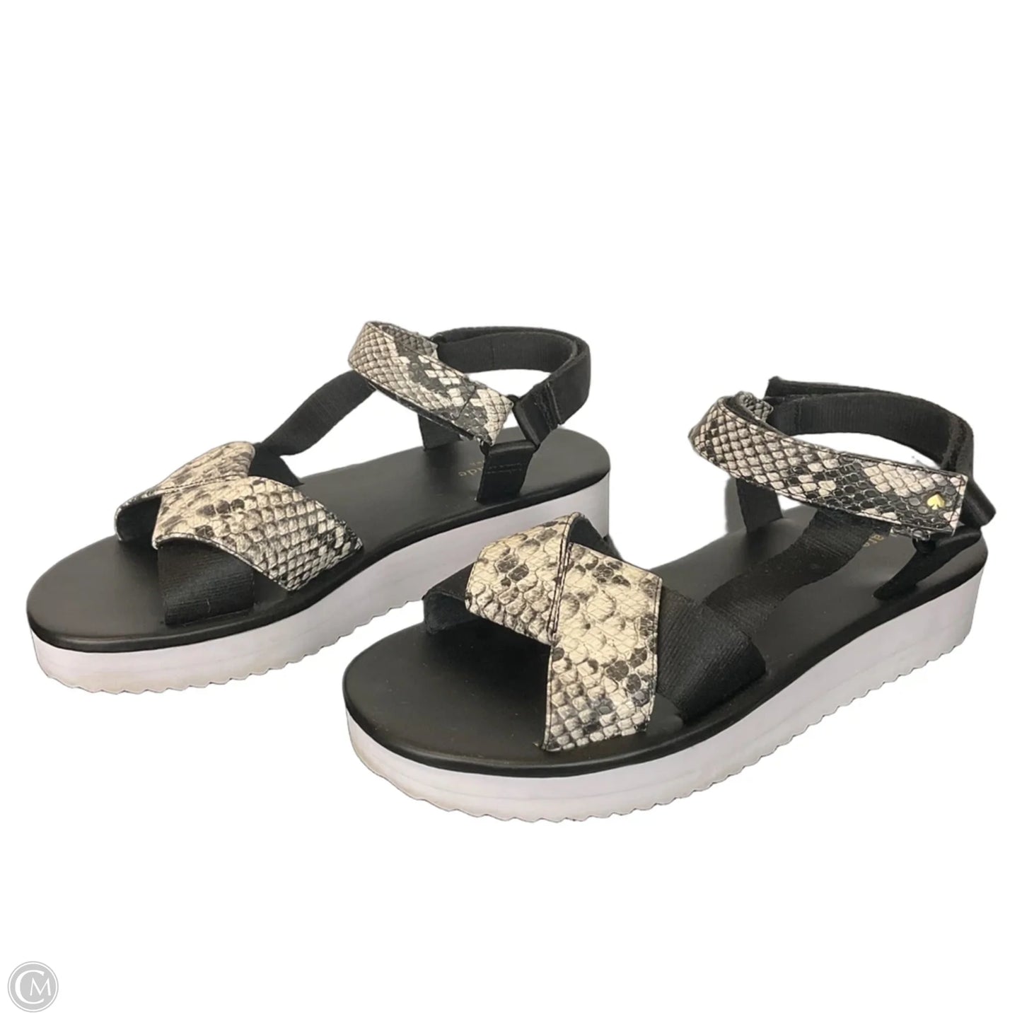 Sandals Designer By Kate Spade In Snakeskin Print, Size: 9