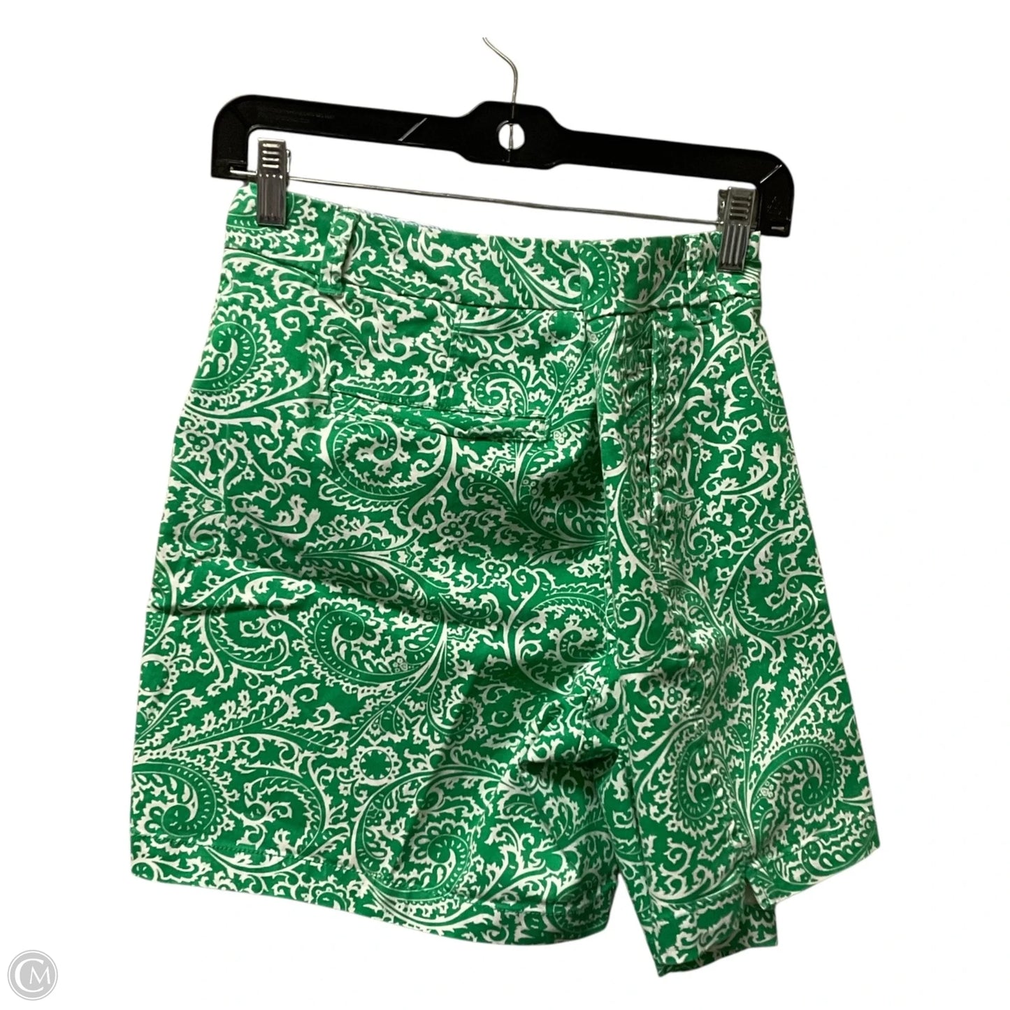 Shorts By Crown And Ivy In Green & White, Size: 14
