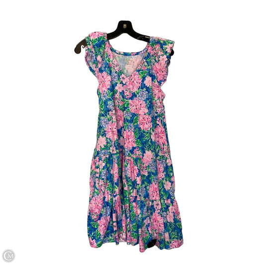 Dress Designer By Lilly Pulitzer In Floral Print, Size: Xs