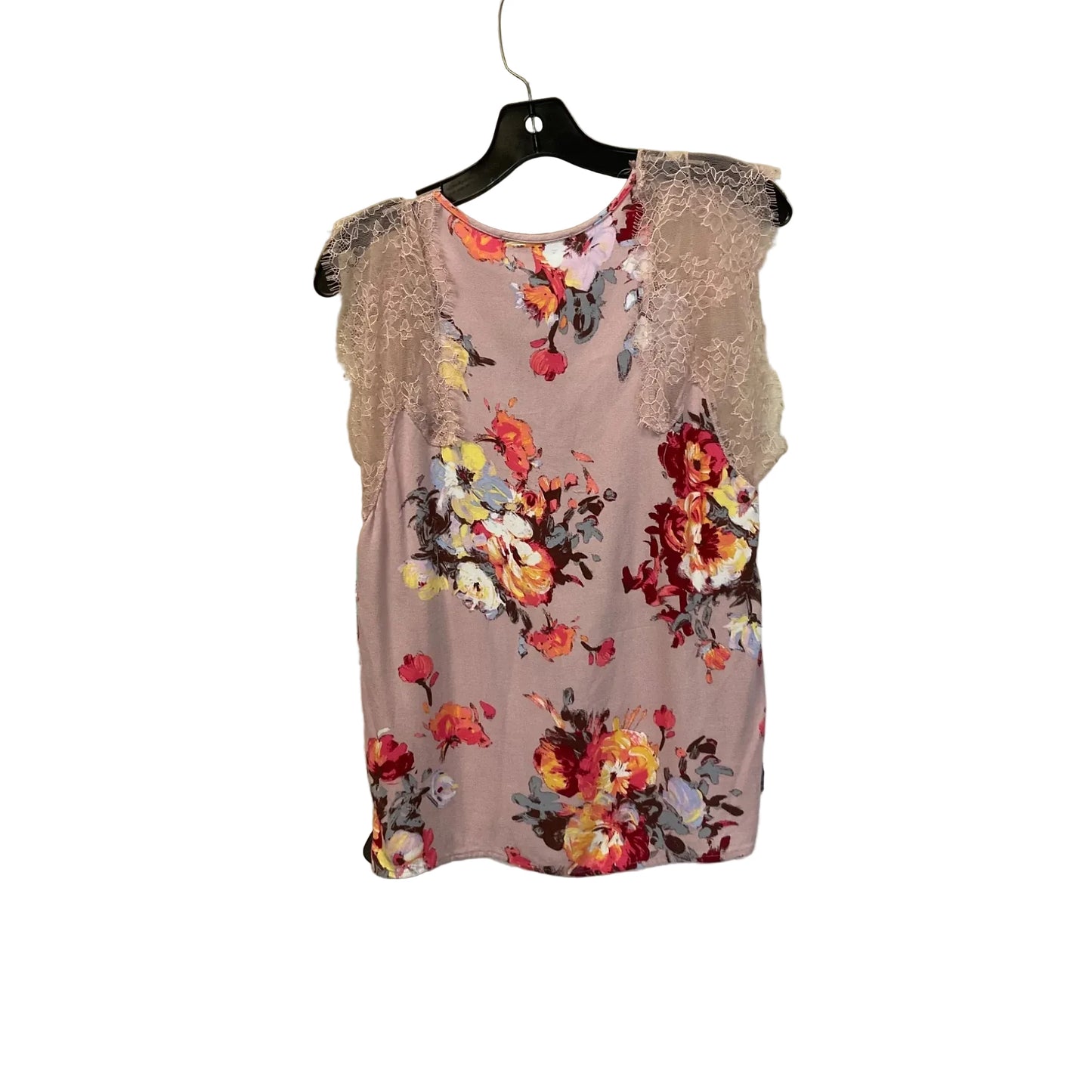 Top Sleeveless By Fabrik In Floral Print, Size: M
