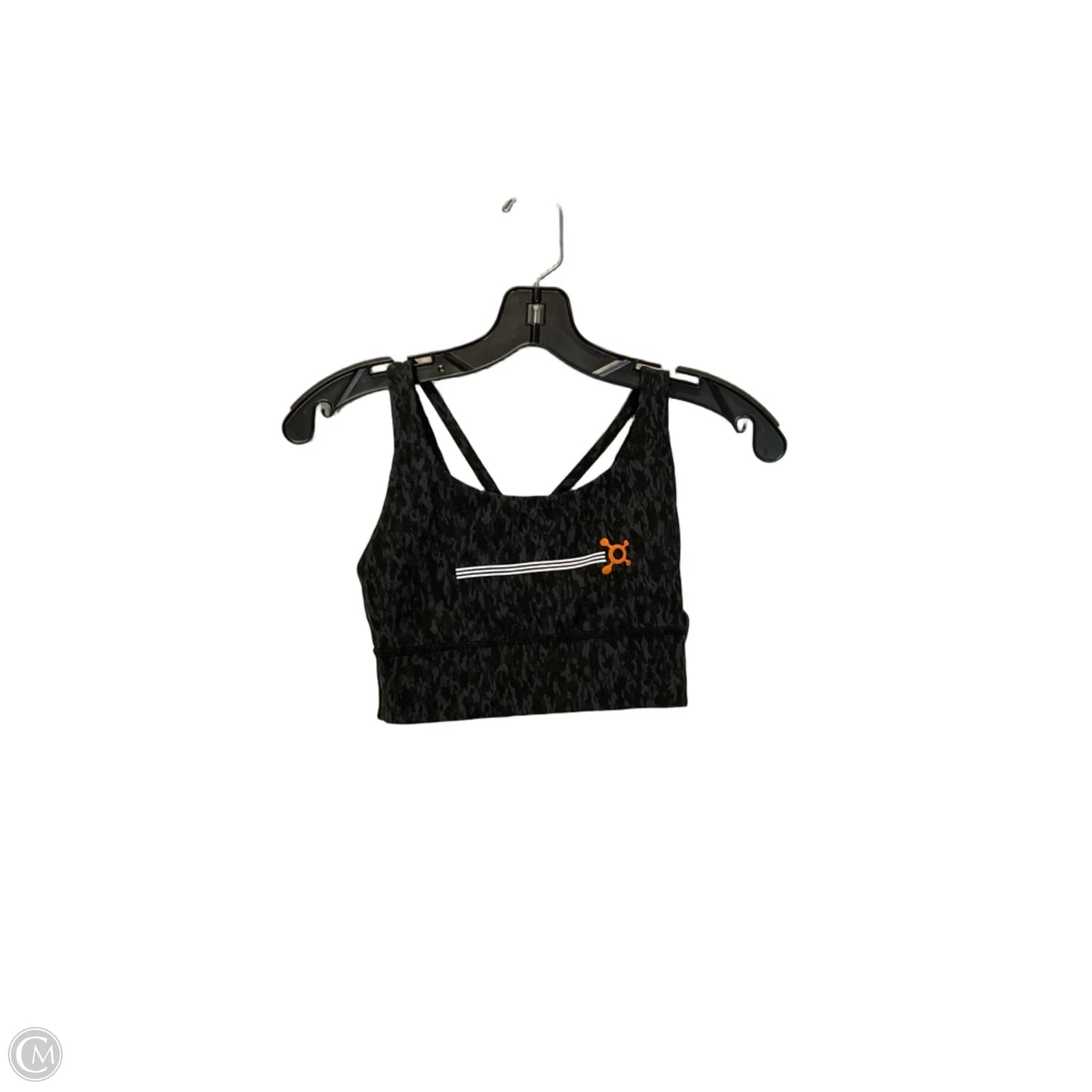 Athletic Bra By Lululemon In Black & Grey, Size: 4
