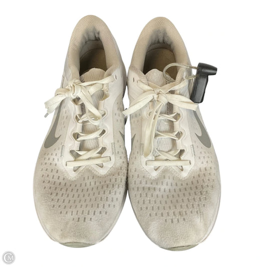 Shoes Athletic By Nike In White, Size: 9.5
