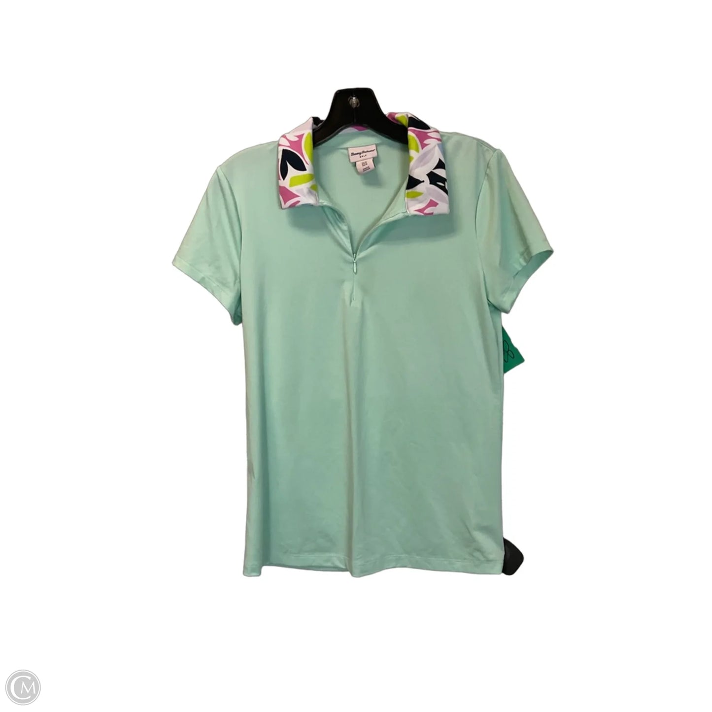 Athletic Top Short Sleeve By Tommy Bahama In Green, Size: M