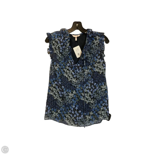 Top Sleeveless By Rebecca Taylor In Floral Print, Size: 2