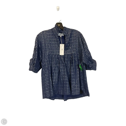 Top Short Sleeve By Cmc In Navy, Size: Xs
