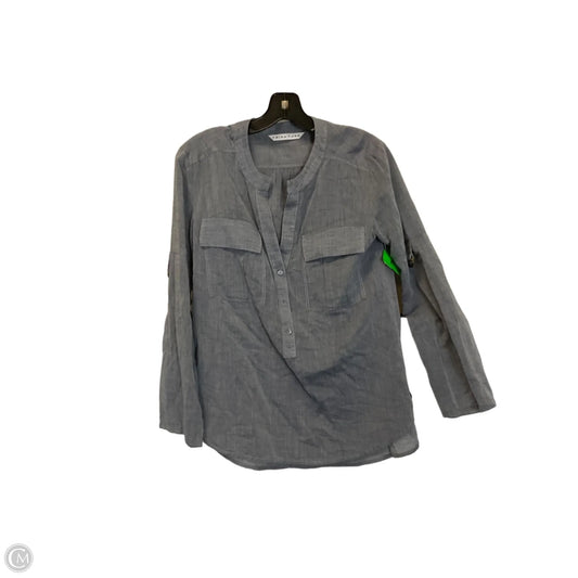 Top Long Sleeve By Trina By Trina Turk In Blue, Size: S