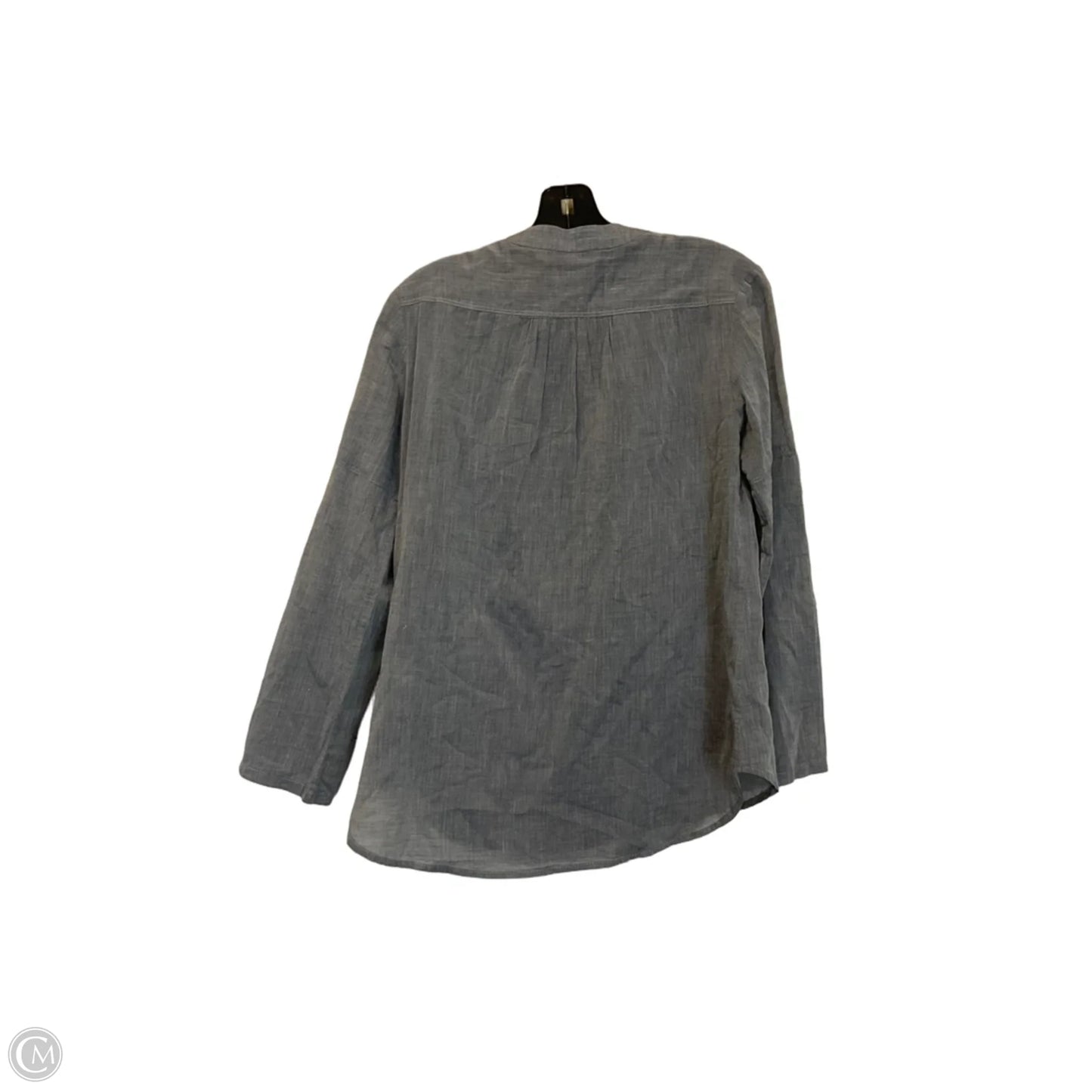 Top Long Sleeve By Trina By Trina Turk In Blue, Size: S