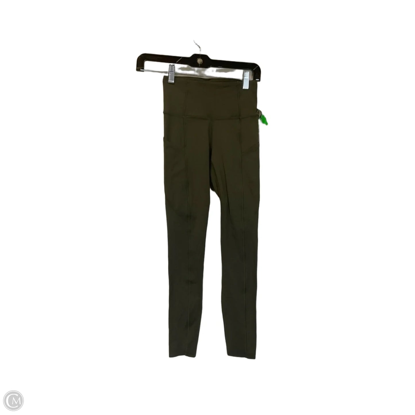 Athletic Leggings By Lululemon In Green, Size: 2