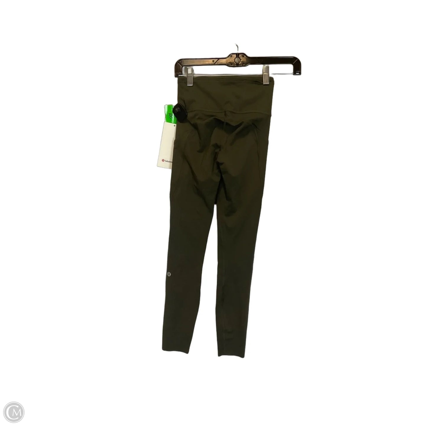 Athletic Leggings By Lululemon In Green, Size: 2