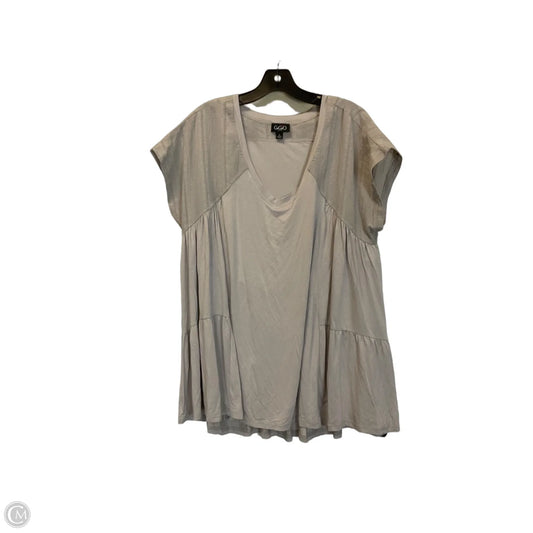 Top Short Sleeve By Gigio In Grey, Size: S