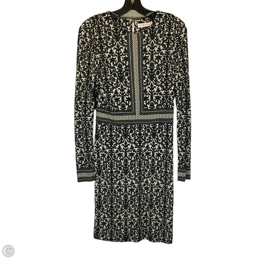 Dress Designer By Tory Burch In Black & Cream, Size: S