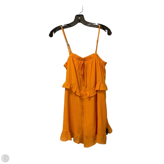 Romper By Le Lis In Orange, Size: S